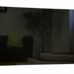Black panel with reflection web size Polished black glass infrared heating panel